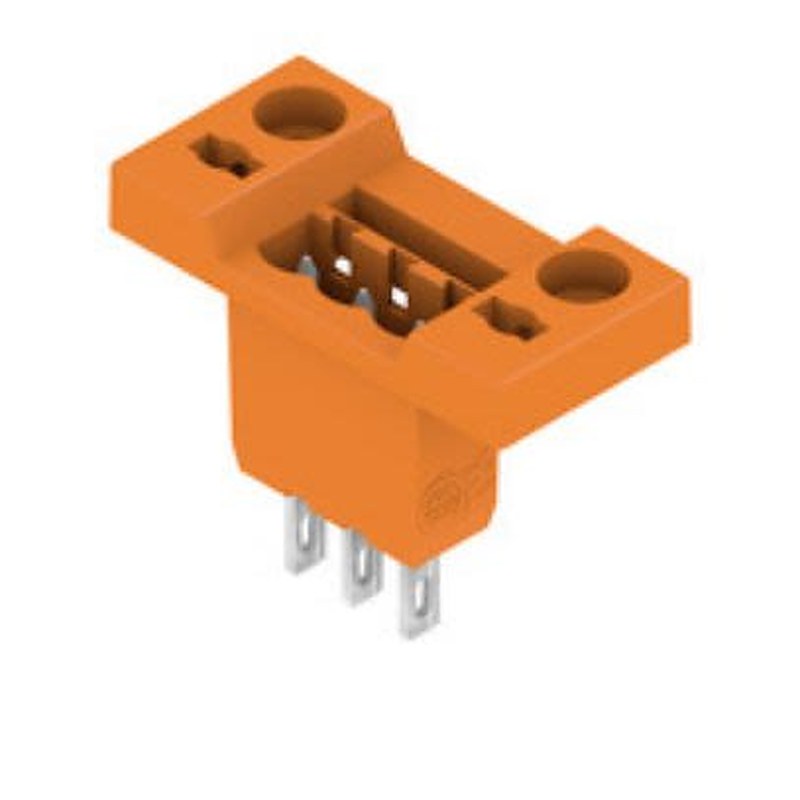 Weidmüller OMNIMATE Signal Series Pluggable Terminal Block, 3-Contact, 5.08 mm Pitch, Panel, 1 Row Solder