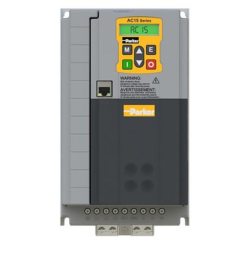 Parker Variable Speed Drive, 5.5 kW, 3 Phase, AC15 Series 480V ac 12 A