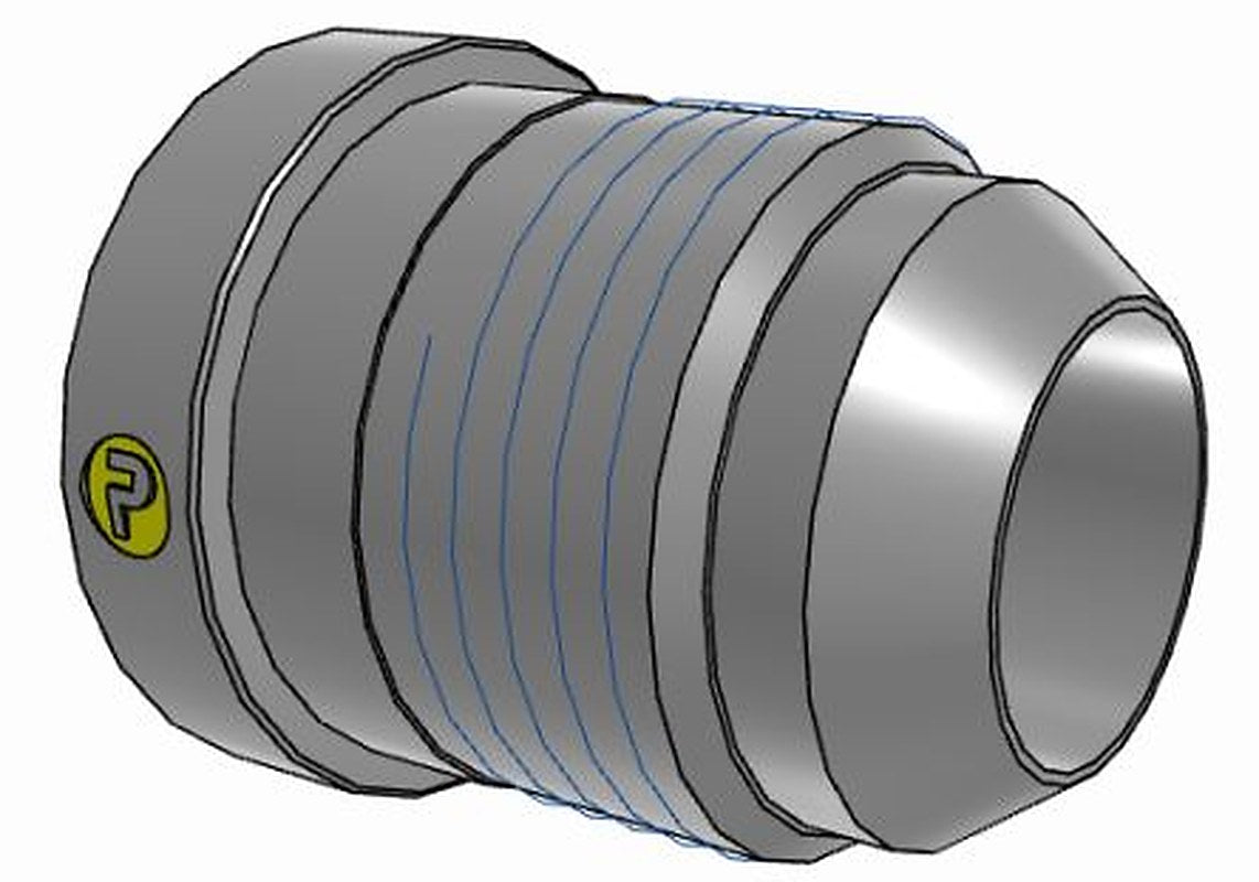 Parker 16-12TRTXS Hydraulic Fitting Female, Steel, 1.31 in Hose ID