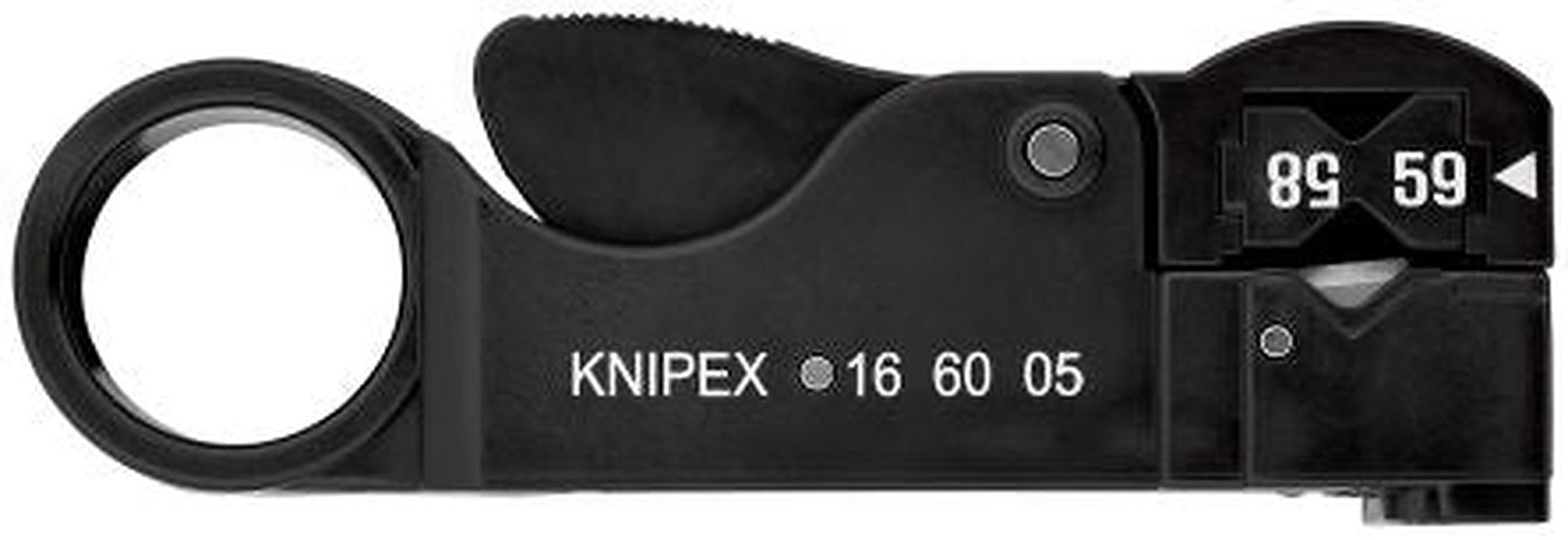 Knipex 16 60 05 SB Series Data, Coaxial Coaxial Cable Stripping Tool, RG58, 59, 62, 105mm Overall