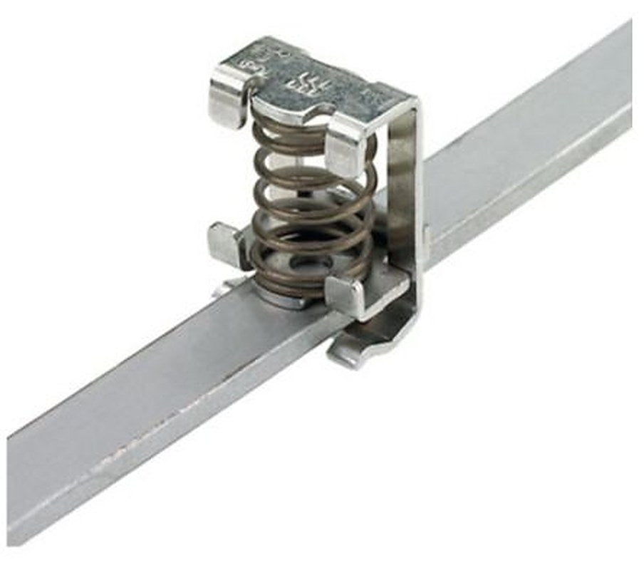 Weidmüller KLBUE Series Clamping Yoke for Use with DIN Rail Terminal Blocks