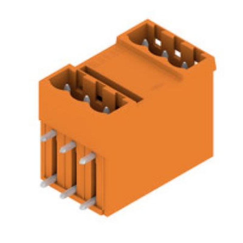 Weidmüller OMNIMATE Signal Series Pluggable Terminal Block, 6-Contact, 5.08 mm Pitch, PCB, 2 Row Solder