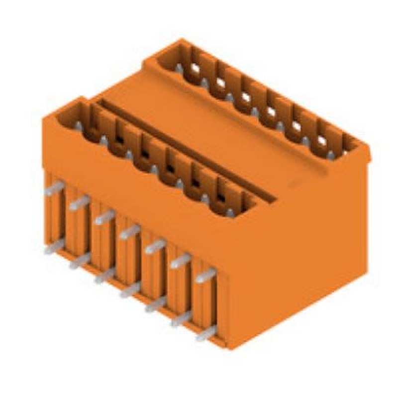 Weidmüller OMNIMATE Signal Series Pluggable Terminal Block, 14-Contact, 5.08 mm Pitch, PCB, 2 Row Solder