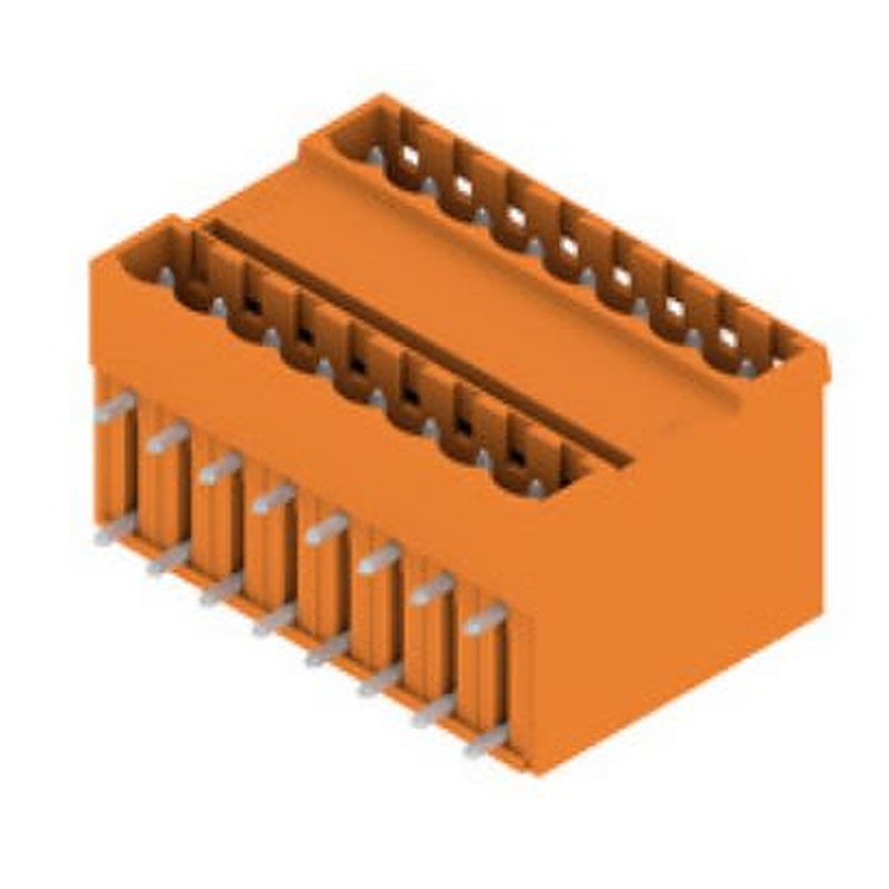 Weidmüller OMNIMATE Signal Series Pluggable Terminal Block, 16-Contact, 5.08 mm Pitch, PCB, 2 Row Solder