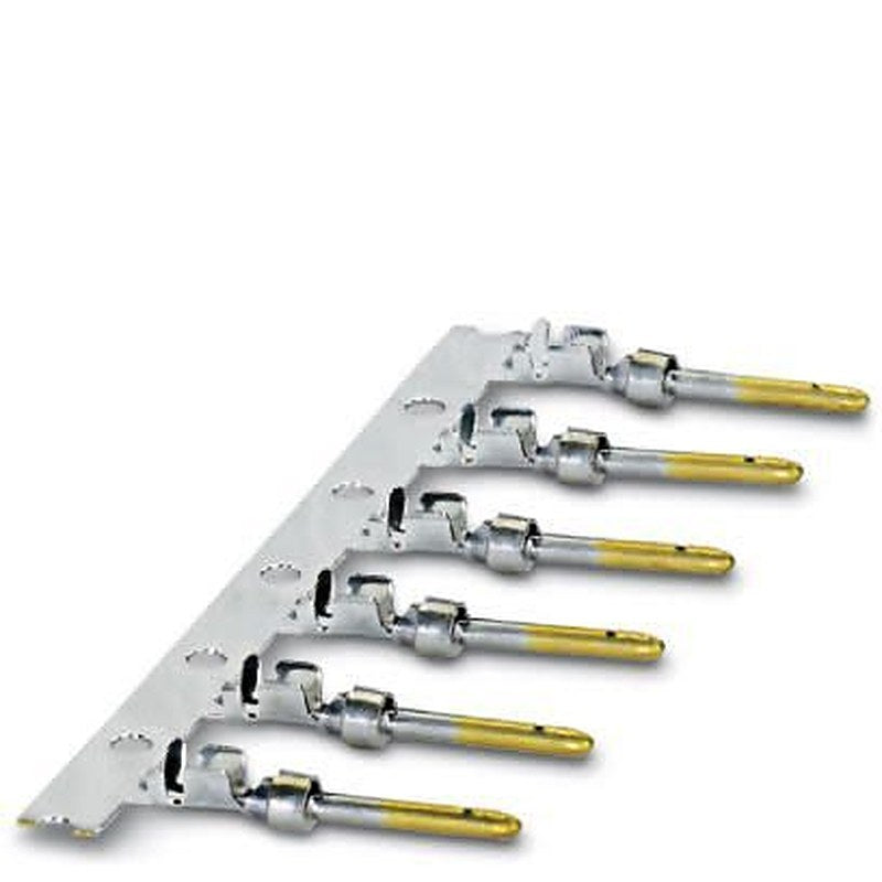 Phoenix Contact Male Crimp Crimp Contact, Contact Size 1 mm, Wire Size 24AWG, 28 AWG