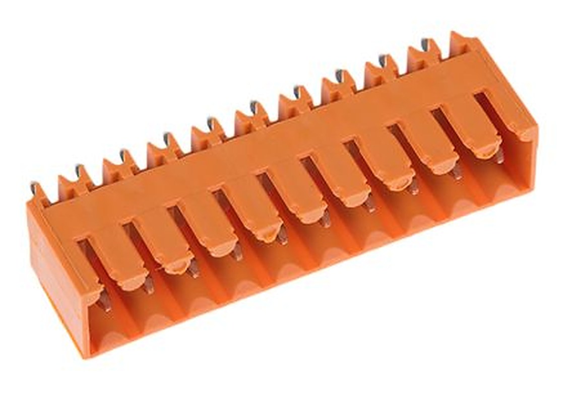 Weidmüller OMNIMATE SL Series Pluggable Terminal Block, 10-Contact, 3.5 mm Pitch, 1 Row, 1604550000