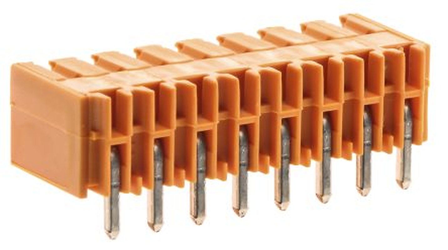 Weidmüller OMNIMATE SL Series Pluggable Terminal Block, 8-Contact, 3.5 mm Pitch, 1 Row, 1605130000