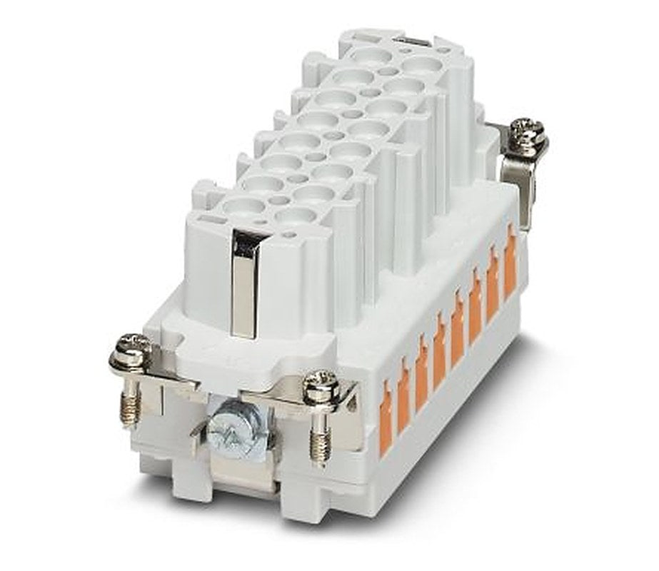 Phoenix Contact HC Series Heavy Duty Power Connector Insert, 16-Contact, 2 Row, 1605598