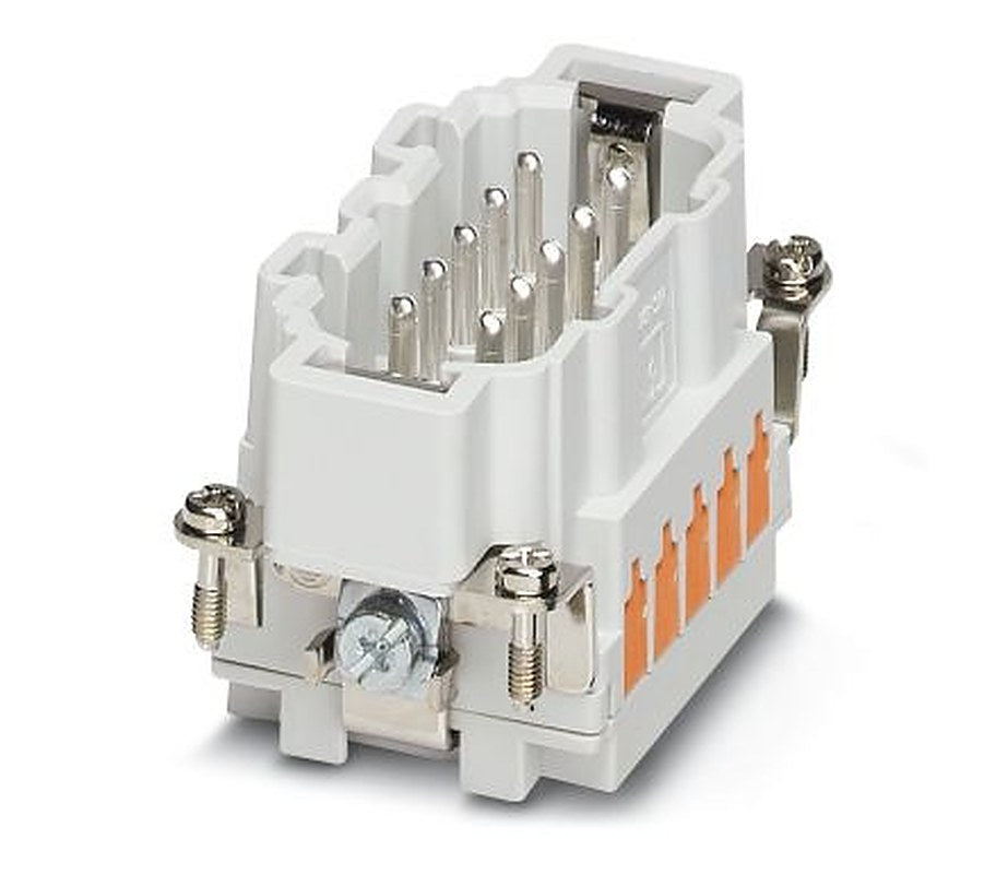 Phoenix Contact HC-B10 Series Heavy Duty Power Connector Insert, 10-Contact, 2 Row, 1605624