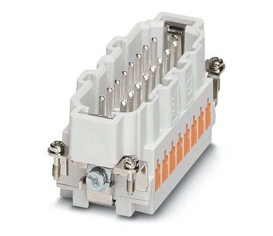 Phoenix Contact HC-B16 Series Heavy Duty Power Connector Insert, 16-Contact, 2 Row, 1605653