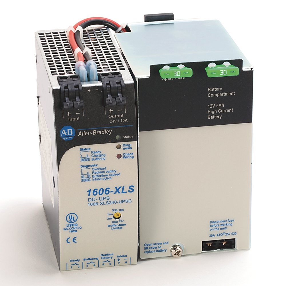1606-XLS240-UPS: Performance Power Supply w/ UPS, 22.5-30V DC, 240W, 22.5-30V DC Input Voltage