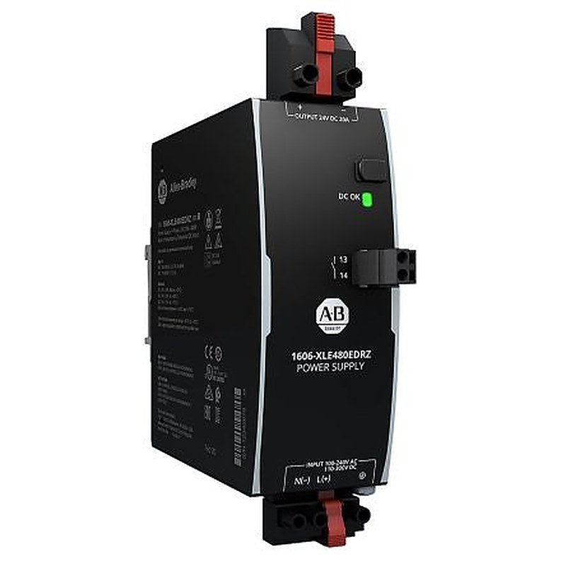 Allen Bradley 1606 Switched Mode DIN Rail Power Supply 300 V dc, 240V ac AC/DC Input 24V dc, 20 A Output 480 W