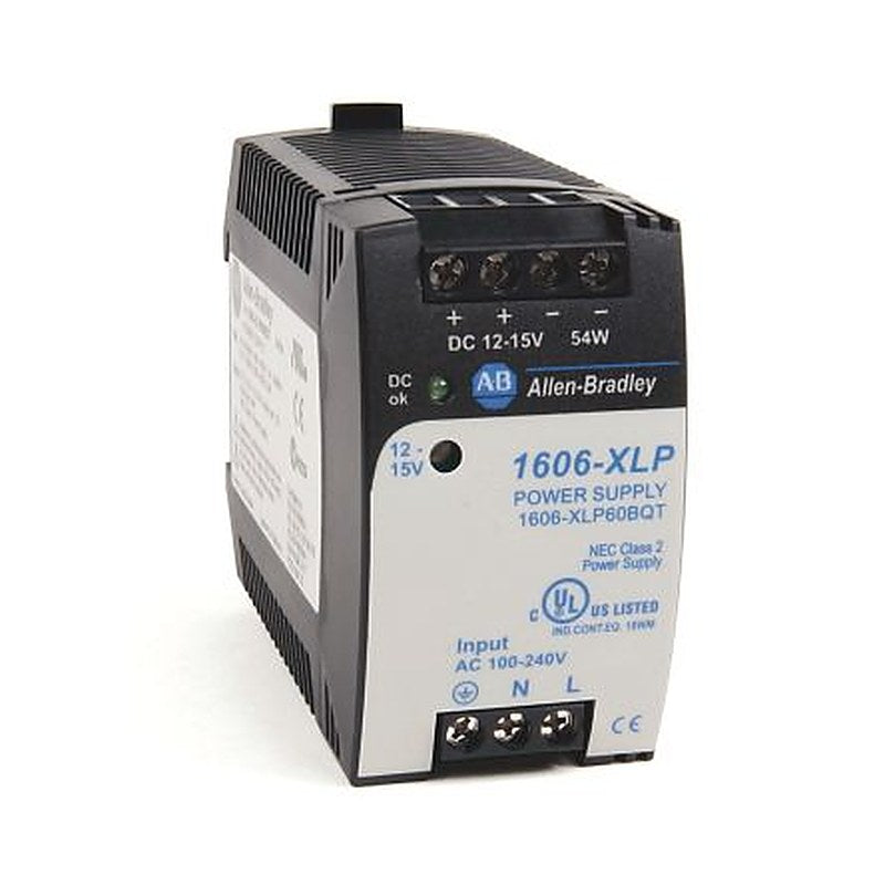Allen Bradley 1606 Power Supply DIN Rail Power Supply 100V ac AC Input 12V, 4.5 A Output DC 60 W