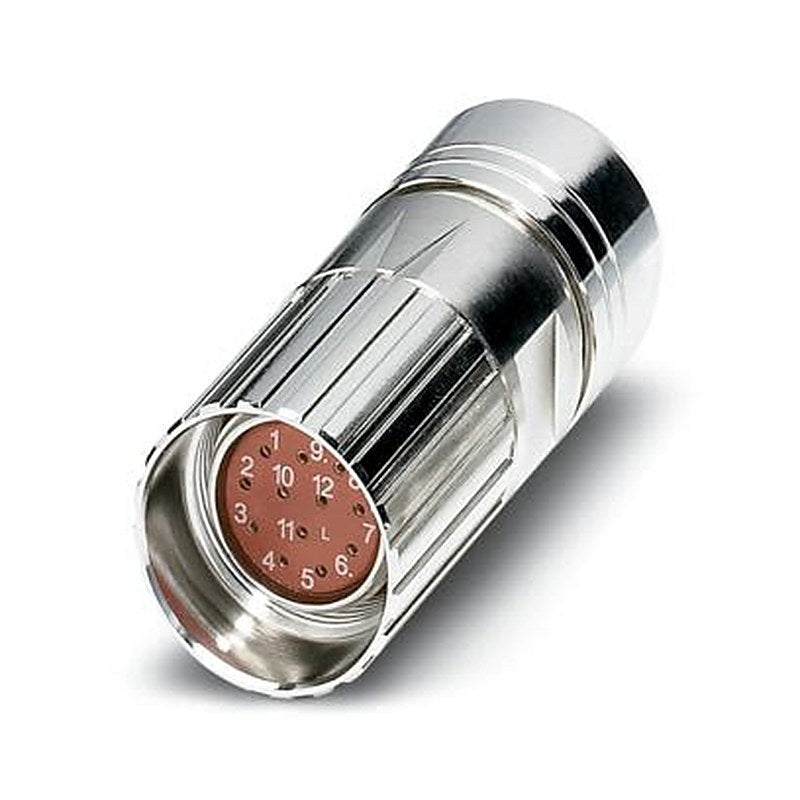 Phoenix Contact Connector, 12 Contacts, Cable, M23 Connector, Socket, Female, IP67, RF Series