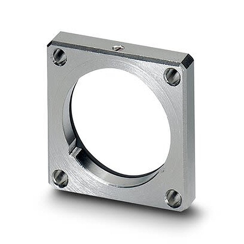 Phoenix Contact Silver Square Mounting Flange for use with Circular Connector