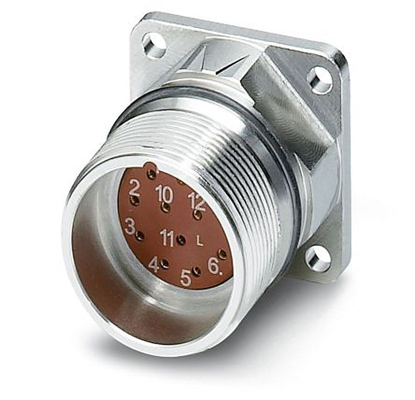 Phoenix Contact Circular Connector, 17 Contacts, Front, M23 Connector, Socket, Male, IP67, RF Series