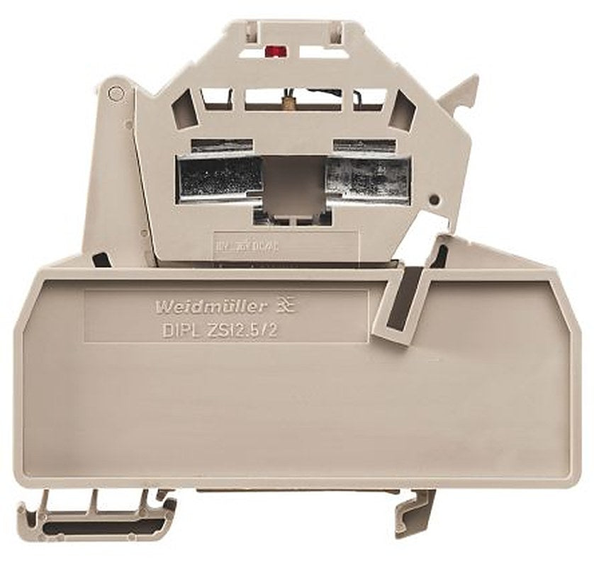 Weidmüller 1616470000 Z Series Fused DIN Rail Terminal Beige, 1-Level Fused, Clamp