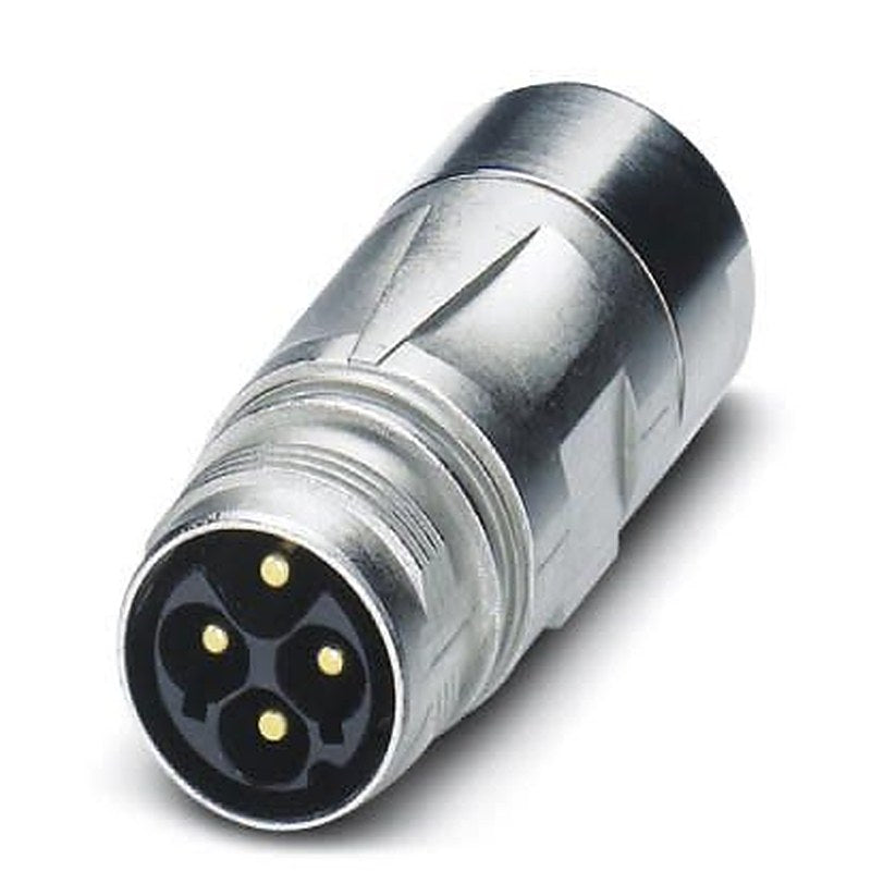 Phoenix Contact Circular Connector, 4 Contacts, Front, M17 Connector, Plug, Male, IP67, ST Series