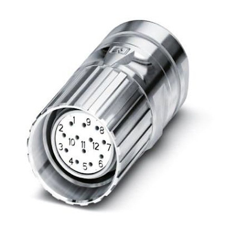 Phoenix Contact Circular Connector, 12 Contacts, Cable, M23 Connector, Socket, Female, IP67, CA Series