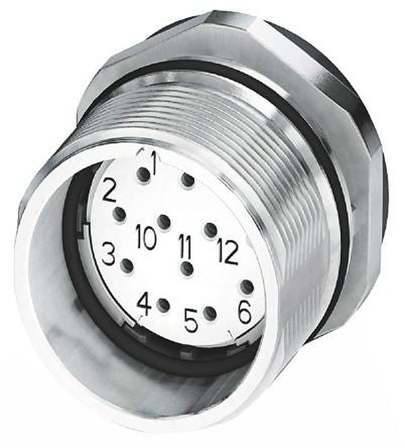 Phoenix Contact Circular Connector, 16 Contacts, Bulkhead Mount, M23 Connector, Socket, Female, IP67, CA-16S Series