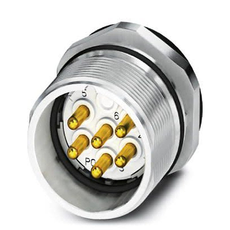 Phoenix Contact Circular Connector, 7 Contacts, Front, M23 Connector, Plug, Male, IP67, CA Series