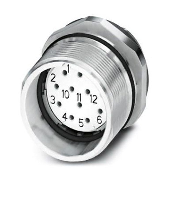 Phoenix Contact Circular Connector, 12 Contacts, Front, M23 Connector, Socket, Female, IP67, CA Series