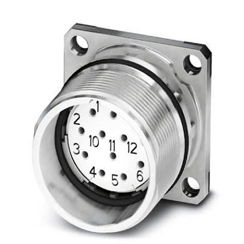 Phoenix Contact Circular Connector, 12 Contacts, Front, M23 Connector, Socket, Female, IP67, CA Series