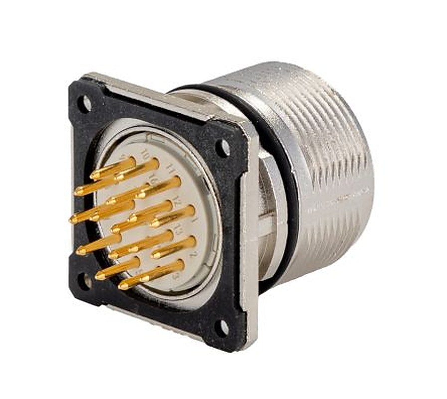 Phoenix Contact Circular Connector, 17 Contacts, Front, M23 Connector, Plug, Male, IP67, CA-17P Series