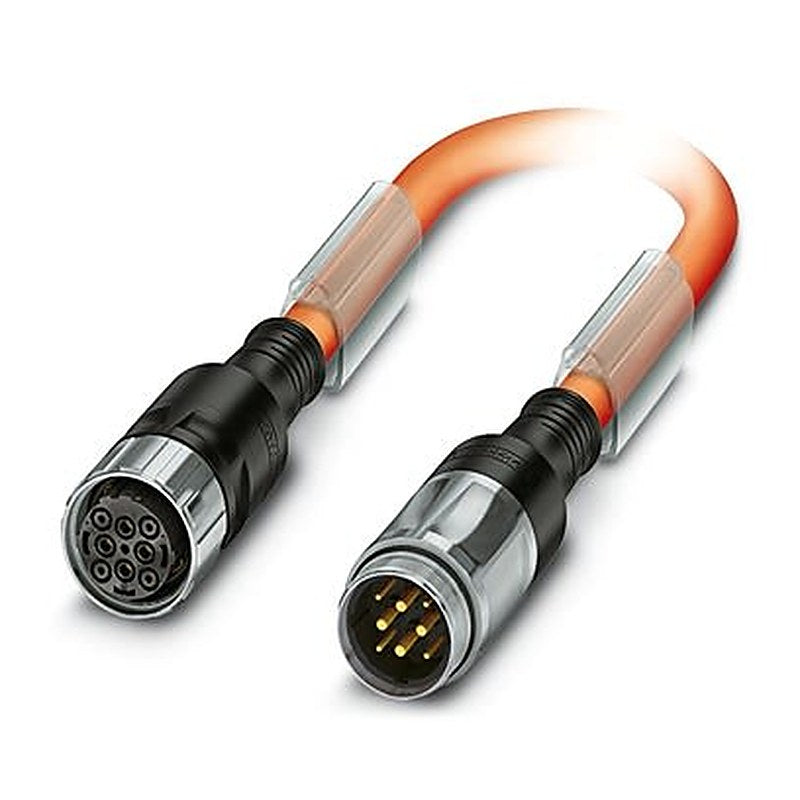 Phoenix Contact Connector, 7 Contacts, Cable, M40 Connector, Plug, Socket, Male/Female, IP67, K-7E Series