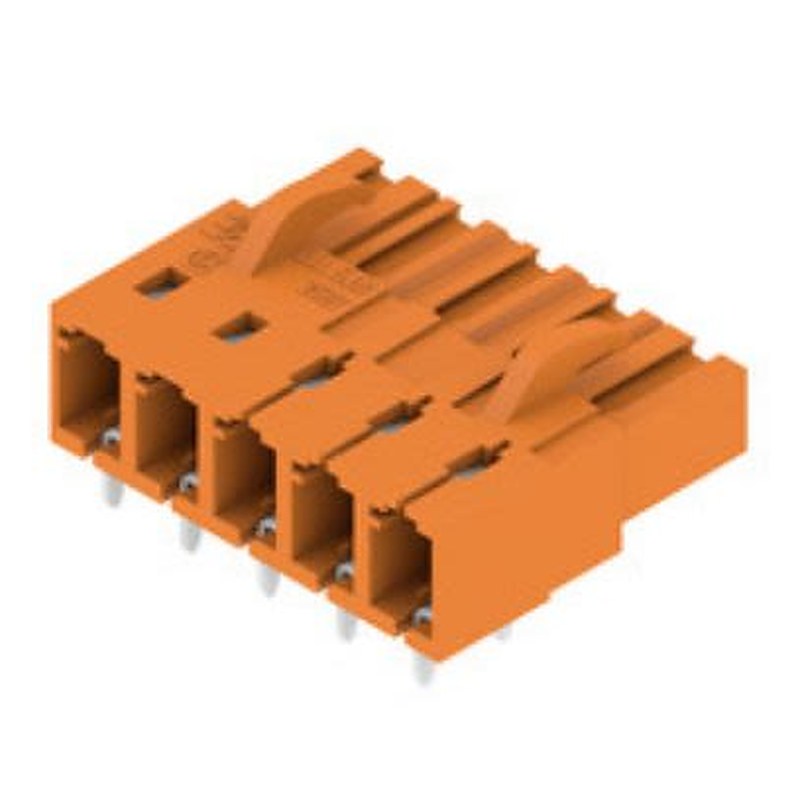 Weidmüller, OMNIMATE Signal Female PCB Header, 5.08 mm Pitch, 5 Way, 1 Row 90°