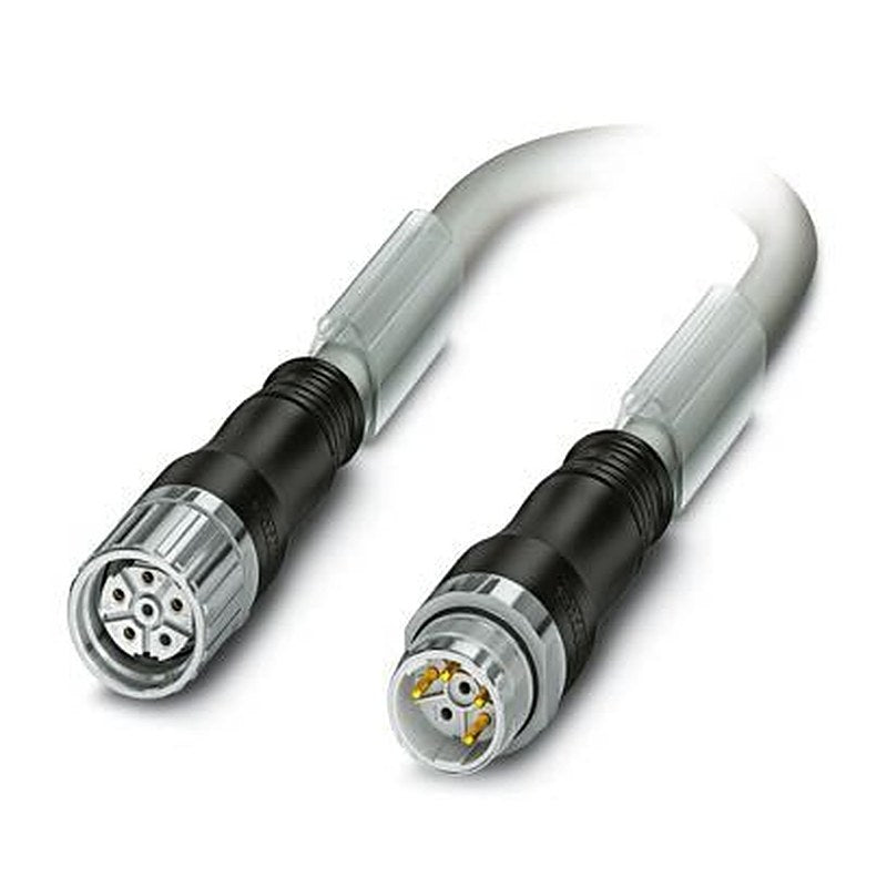 Phoenix Contact Female 3 way Straight to Male 3 way Straight Sensor Actuator Cable, 2 m