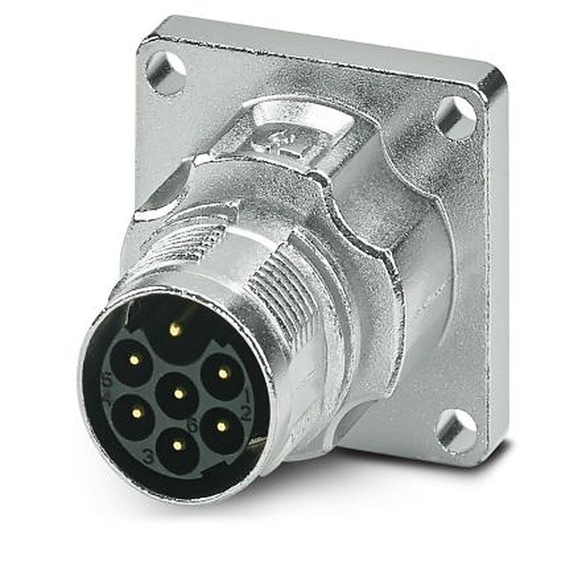 Phoenix Contact Circular Connector, 7 Contacts, Front, M17 Connector, Plug, Male, IP66, IP68, M17 PRO Series