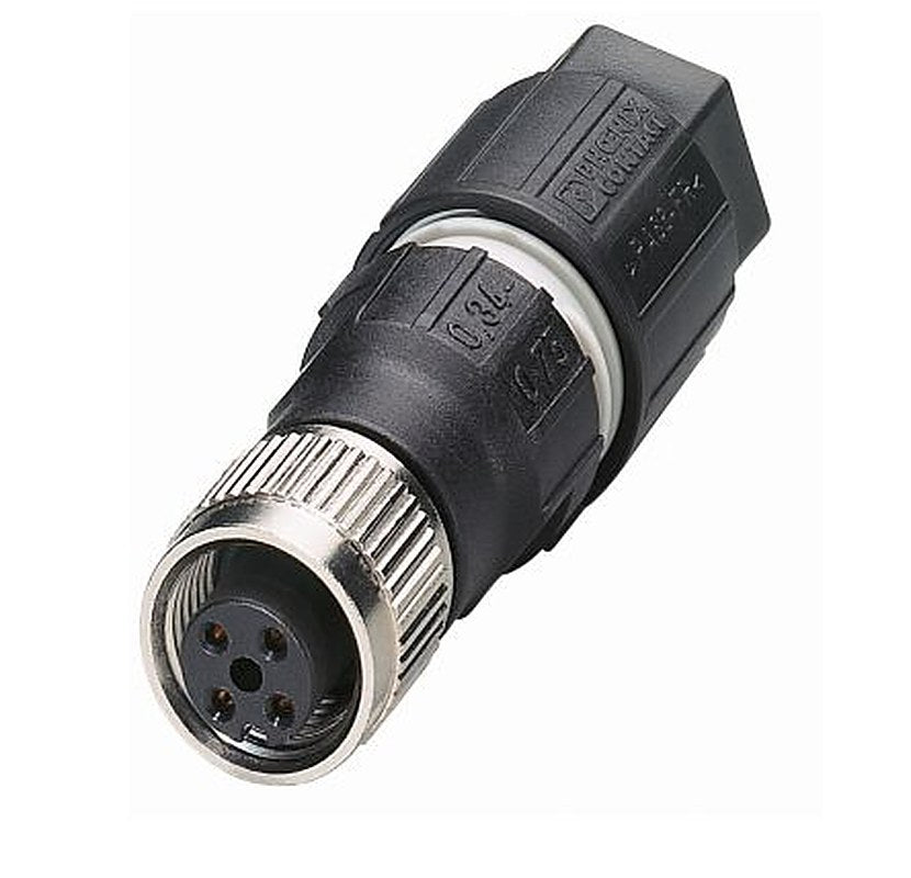 Phoenix Contact Circular Connector, 4 Contacts, Cable, M12 Connector, Plug, Female, IP65, IP67, SACC Series