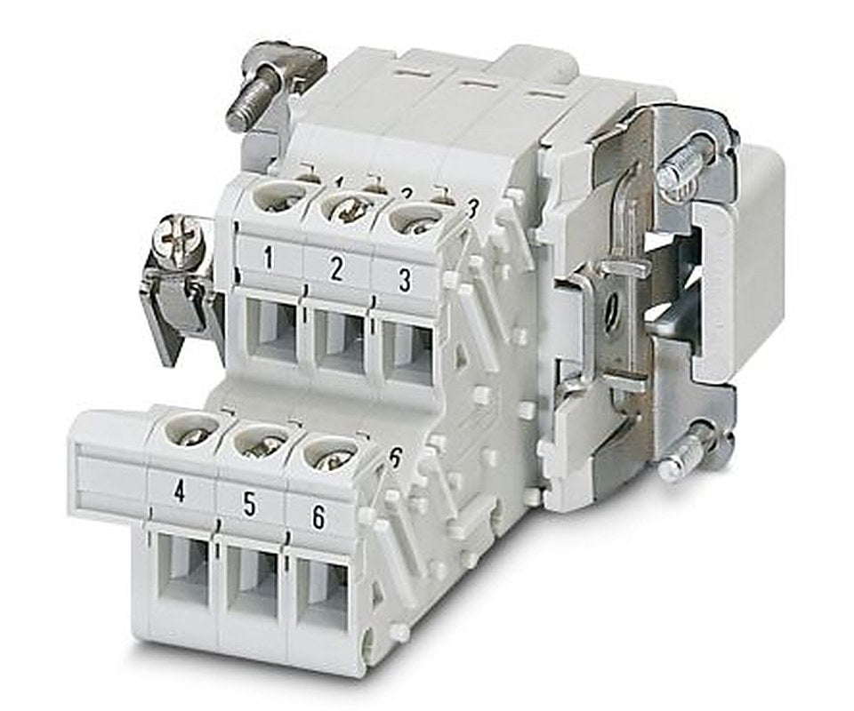 Phoenix Contact B6 Series Power Adapter, 6-Contact, 2 Row, 1648072