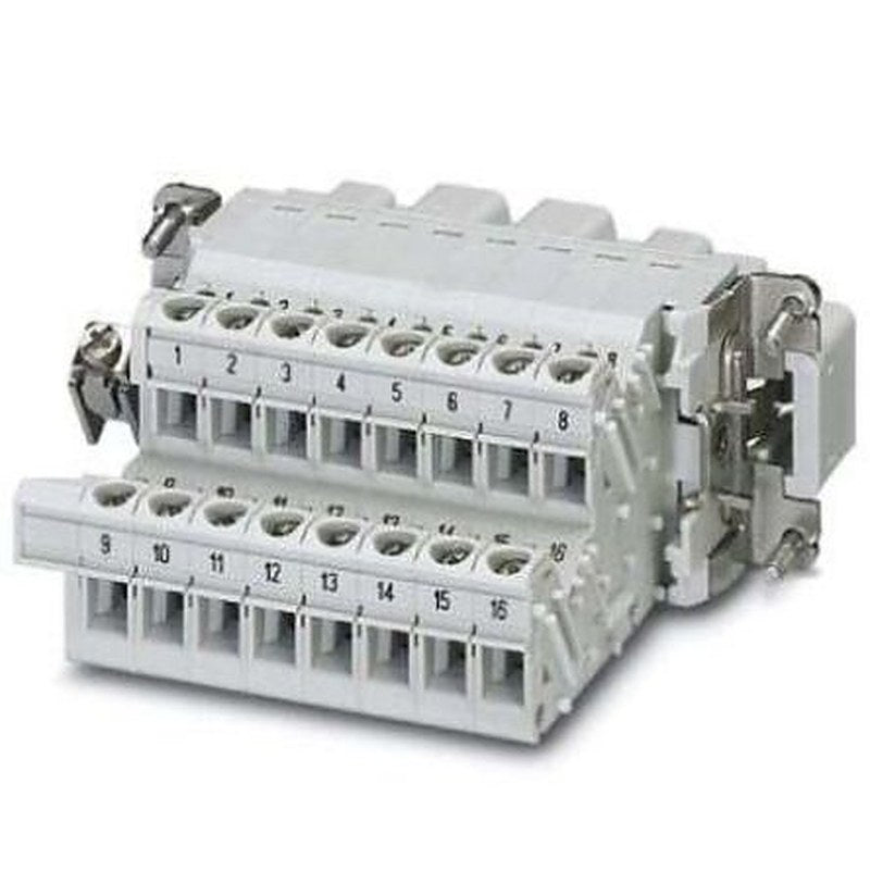 Phoenix Contact HC-B 16-A-UT-PER-M Series Heavy Duty Power Connector, 16-Contact, 2 Row, 1648096