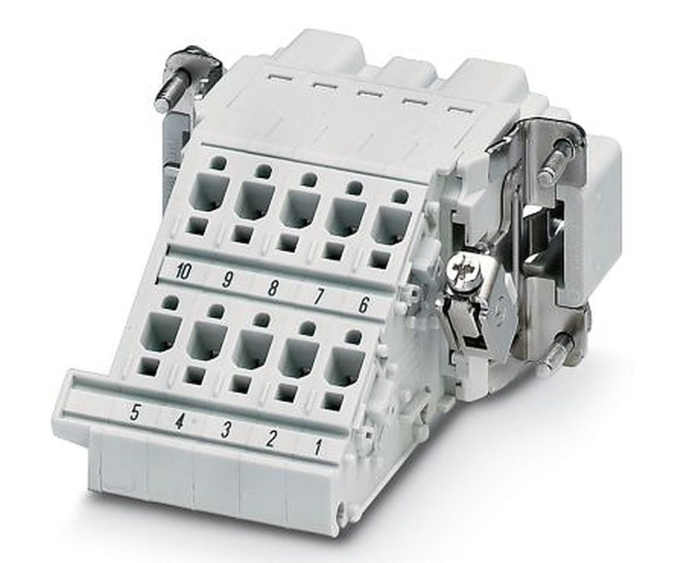 Phoenix Contact HC-B 10-A-DT-PEL-M Series Heavy Duty Power Connector, 10-Contact, 2 Row, 1648403