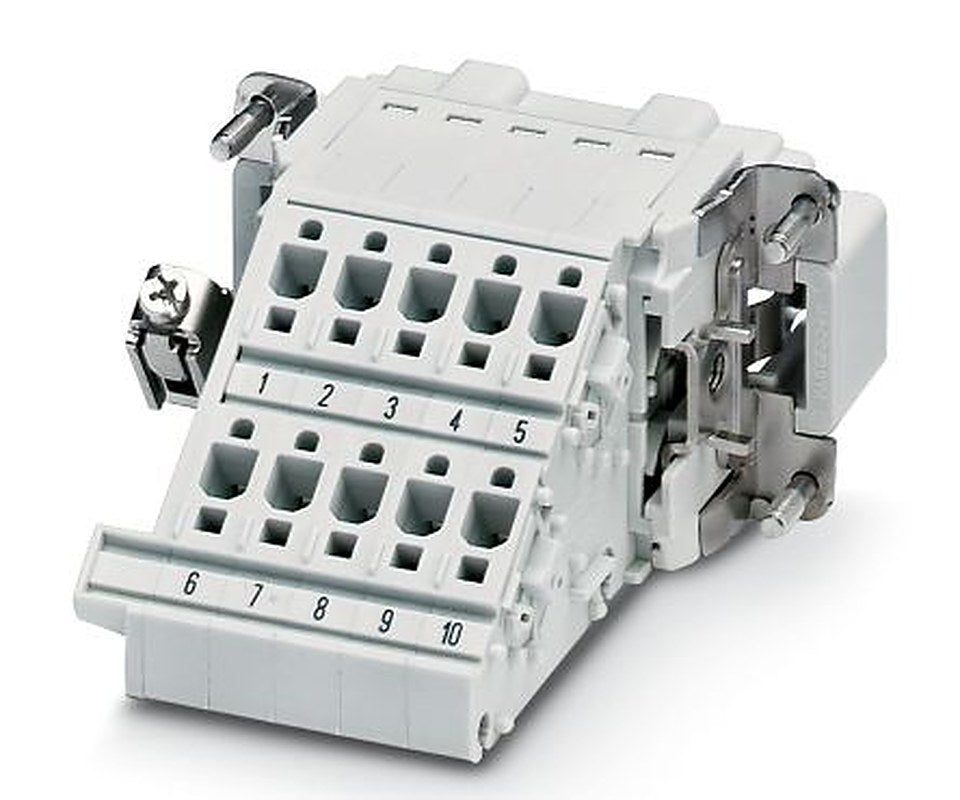 Phoenix Contact HC-B 10-A-DT-PER-M Series Heavy Duty Power Connector, 10-Contact, 2 Row, 1648429