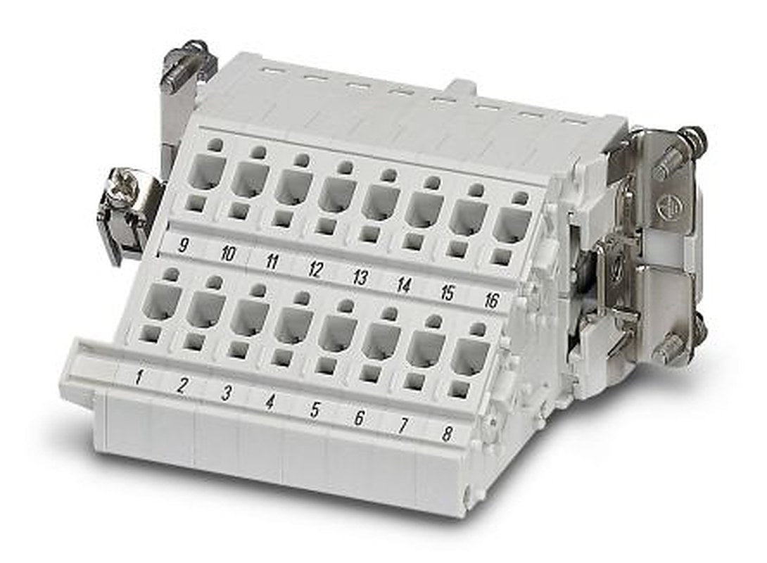 Phoenix Contact HC-B 16-A-DT-PER-F Series Heavy Duty Power Connector, 16-Contact, 2 Row, 1648458