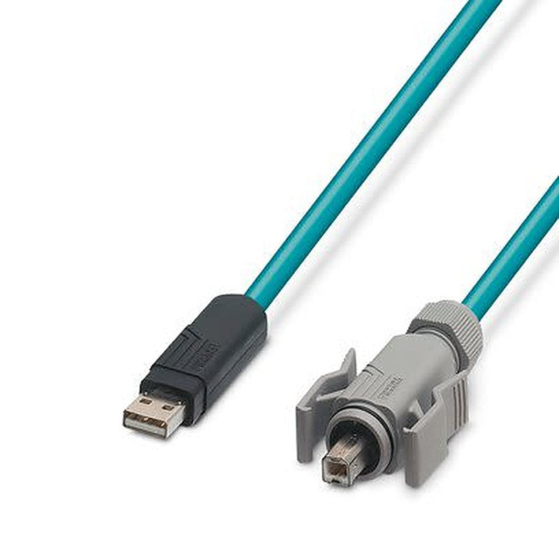 Phoenix Contact USB, 5 m Ethernet Cable, Blue Screened Polyurethane Sheath