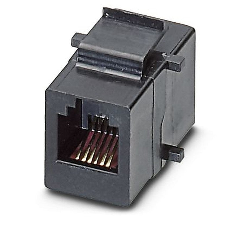 Phoenix Contact VS-RJ11-BU-MOD/BU Series Ethernet Connector Female, Cat3 Unshielded Straight 6 Way