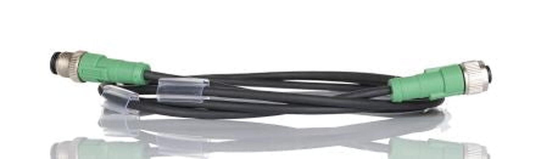 Phoenix Contact Female 4 way M12, Straight to Male 4 way M12, Straight Sensor Actuator Cable, 1.5 m