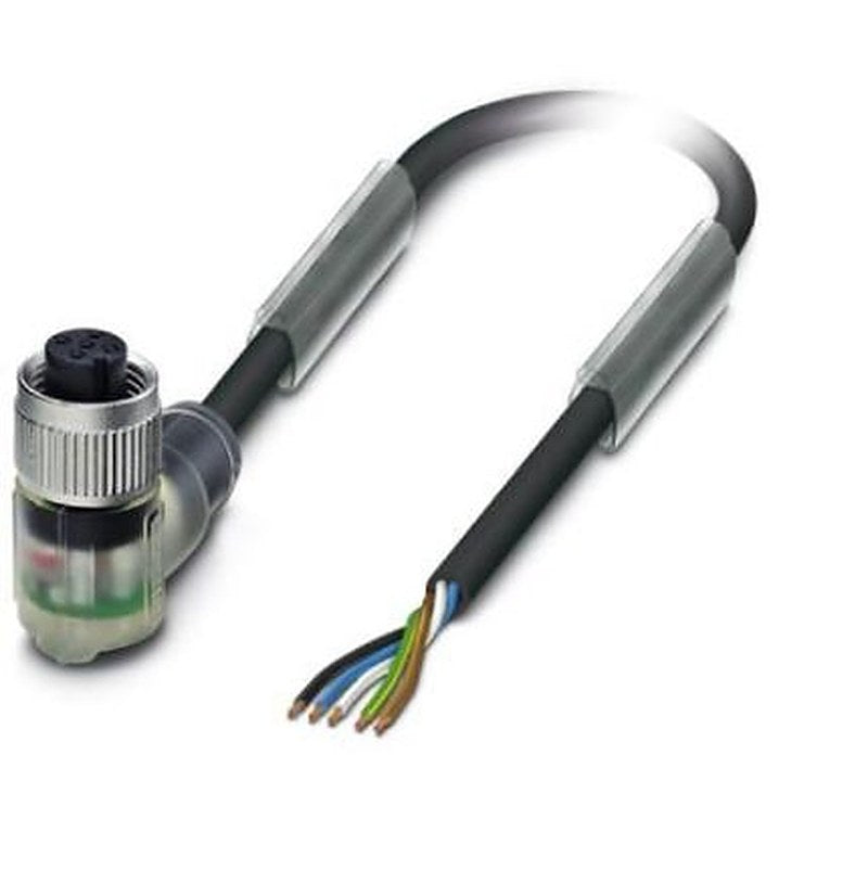 Phoenix Contact Female 5 way Female 5 way M12 Sensor Actuator Cable, 1.5 m