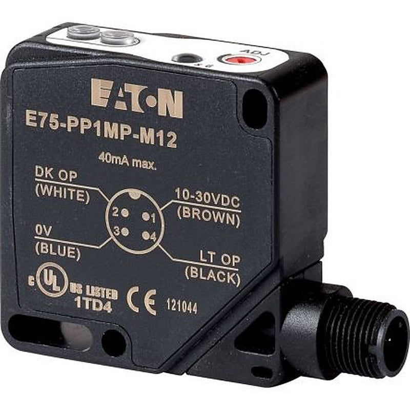 Eaton Background Suppression Photoelectric Sensor, Cuboid Sensor