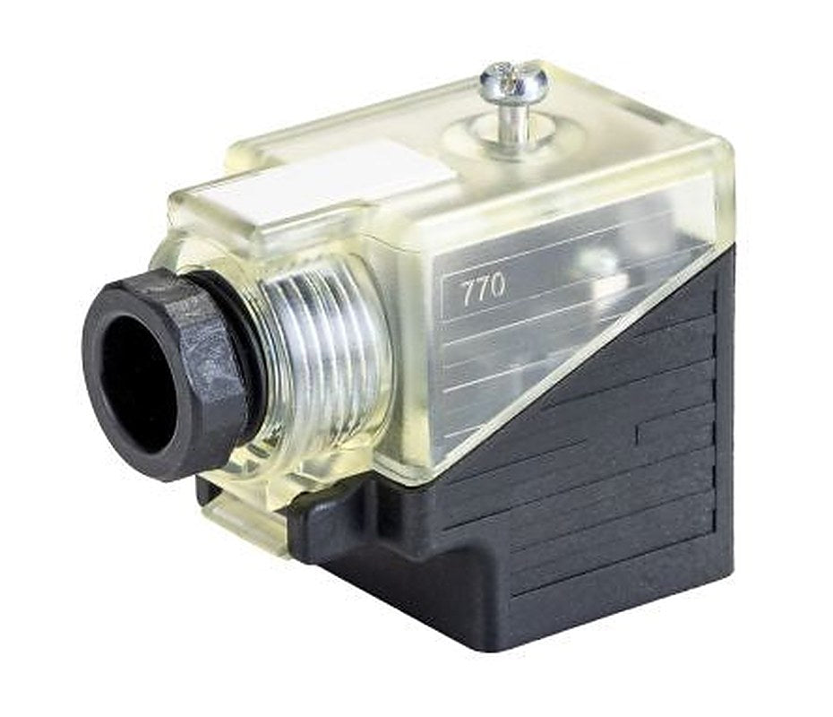Phoenix Contact SACC-V-3CON-PG9/A-1L-S Series DIN 43650 Solenoid Connector, 1671137