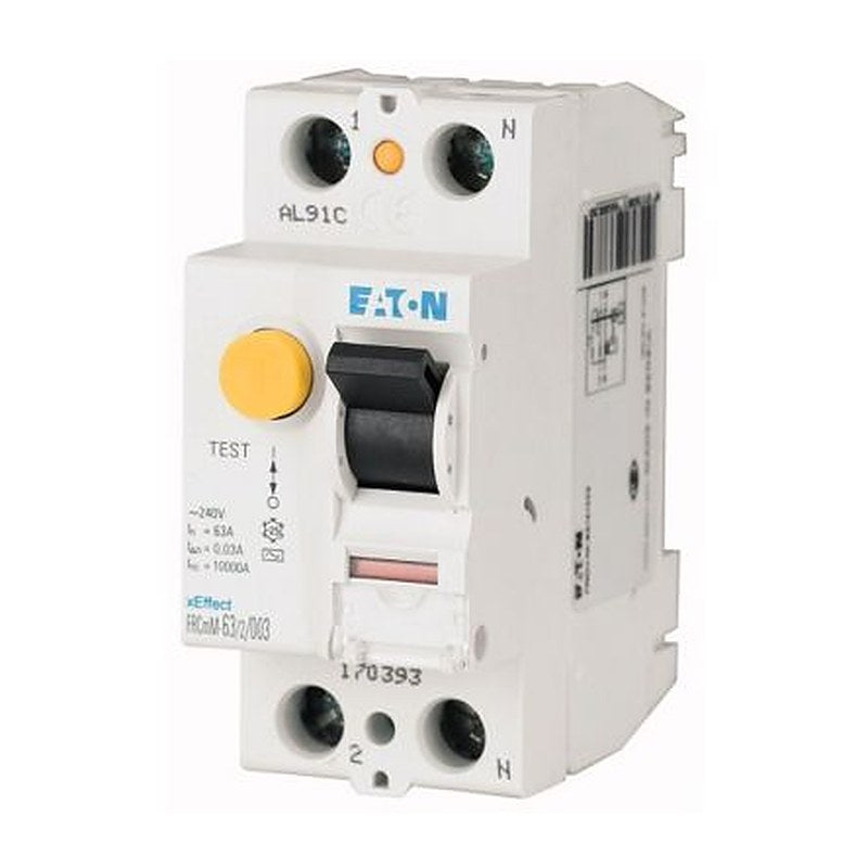 Eaton xEffect - FRCmM-NA Series Residual Current Circuit Breaker, 25A, 2-Pole, 30 mA 305V ac