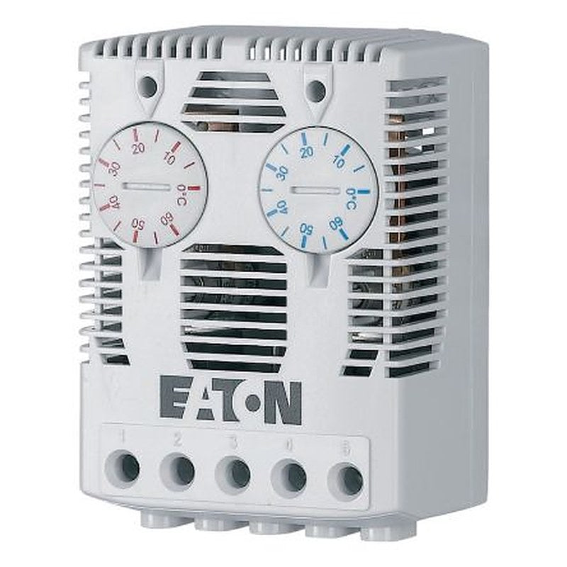 Eaton xE?ect E-FAN 1 NO/1 NC Thermostat, 10 A, 120V, 240 V, 60 °C, 0 °C