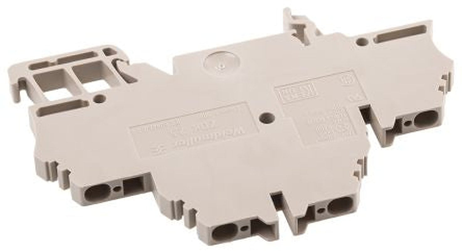 Weidmüller 1674300000 ZDK Series Feed Through Terminal Block Beige, 1.5mm², 2-Level, Clamp, ATEX
