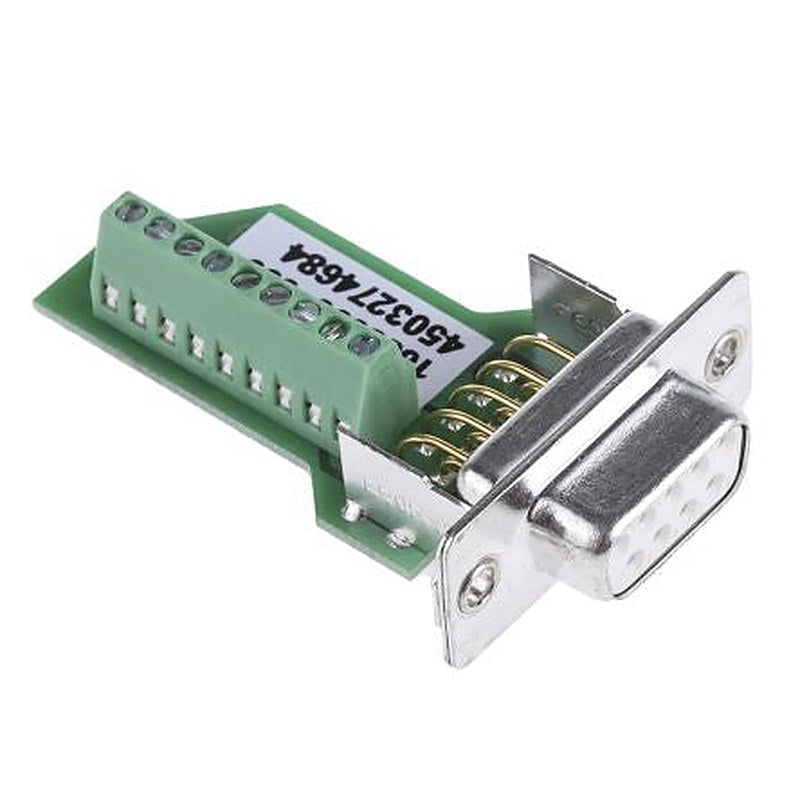 Phoenix Contact VS-09-BU-DSUB/9-MPT-0.5 9 Way Straight Panel Mount D-Sub Connector Female