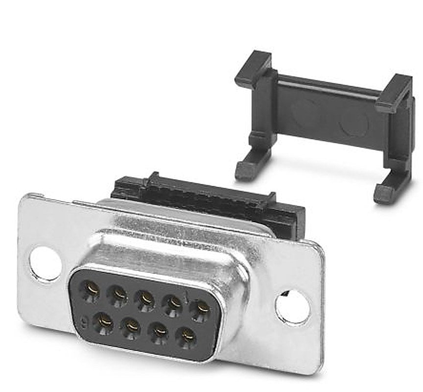 Phoenix Contact VS-09-BU-DSUB-FK 9 Way Straight Panel Mount D-Sub Connector