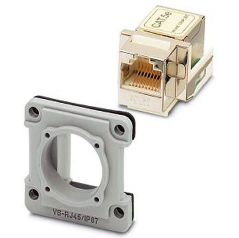 Phoenix Contact VS-08-A Series Ethernet Connector, Panel Mount, Cat5e